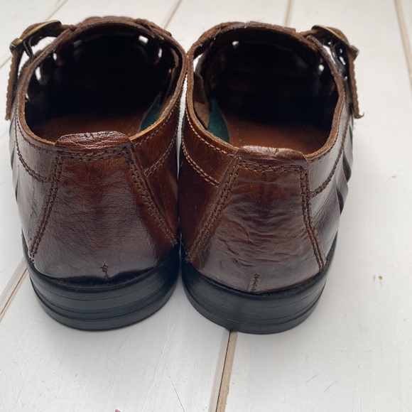 NWOT Vintage Leather Fisherman's Sandals - Picture 5 of 14